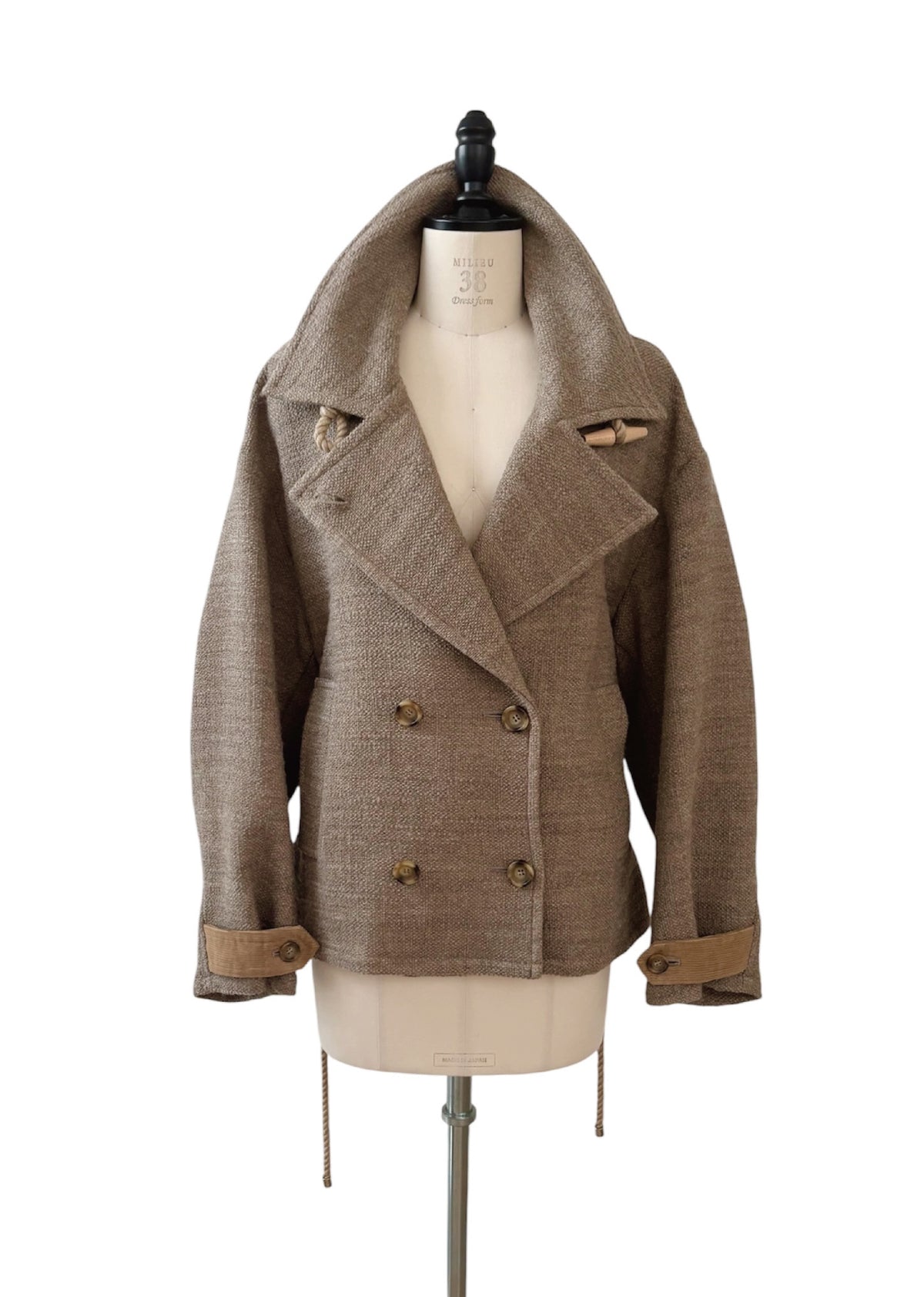 "THOUSAND TWEED DOUBLE COAT"