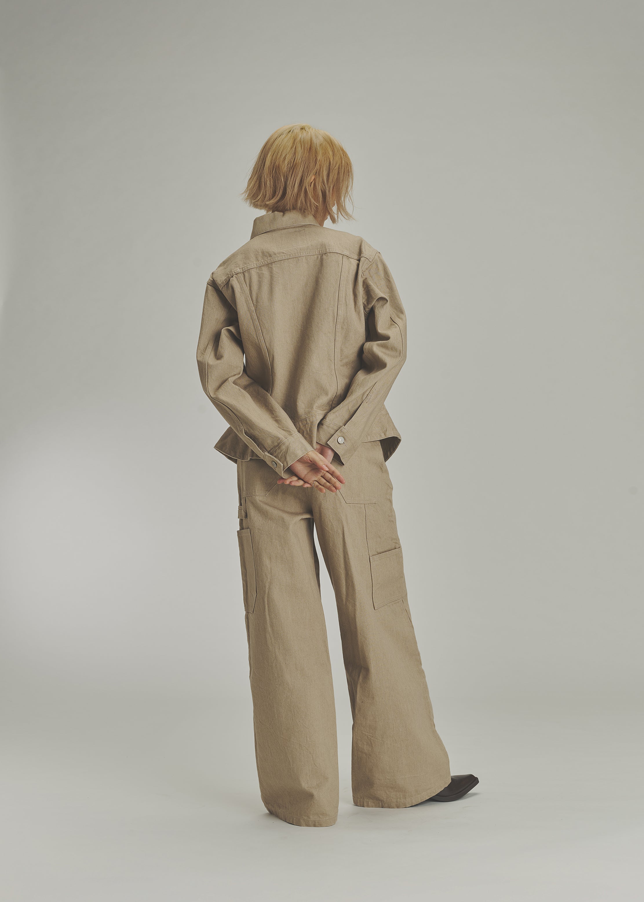 ”SULPHUR ROPE DYEING PAINTER PANTS”