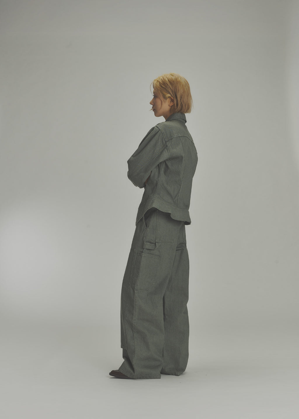 ”SULPHUR ROPE DYEING PAINTER PANTS”
