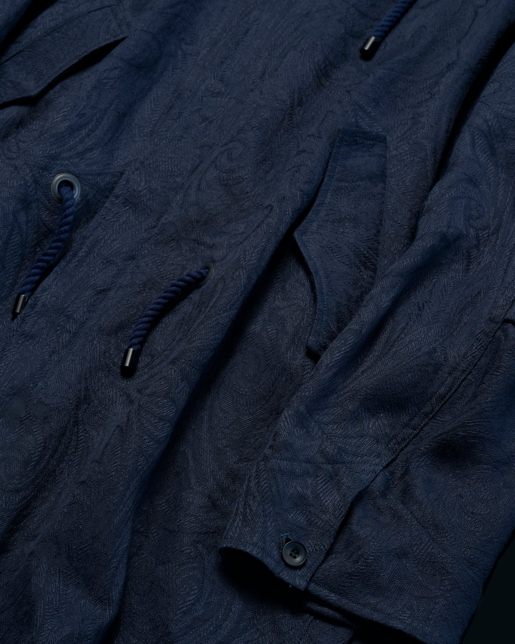 【27S/S PRE ODER】"PAISLEY JAQUARD MODS COAT"