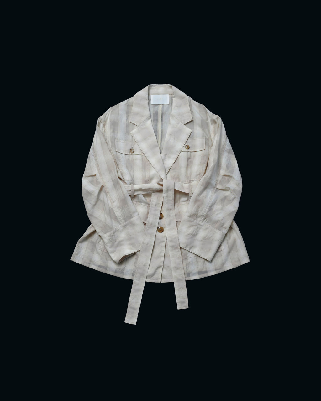 【27S/S PRE ODER】"UNSPOKEN CHECK JACKET"