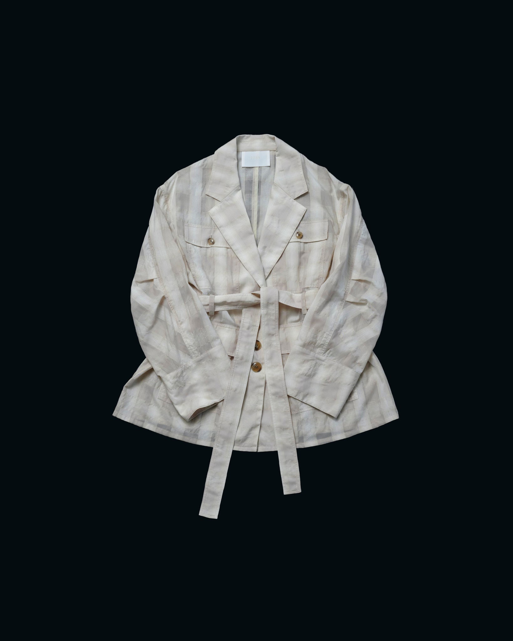 【27S/S PRE ODER】"UNSPOKEN CHECK JACKET"