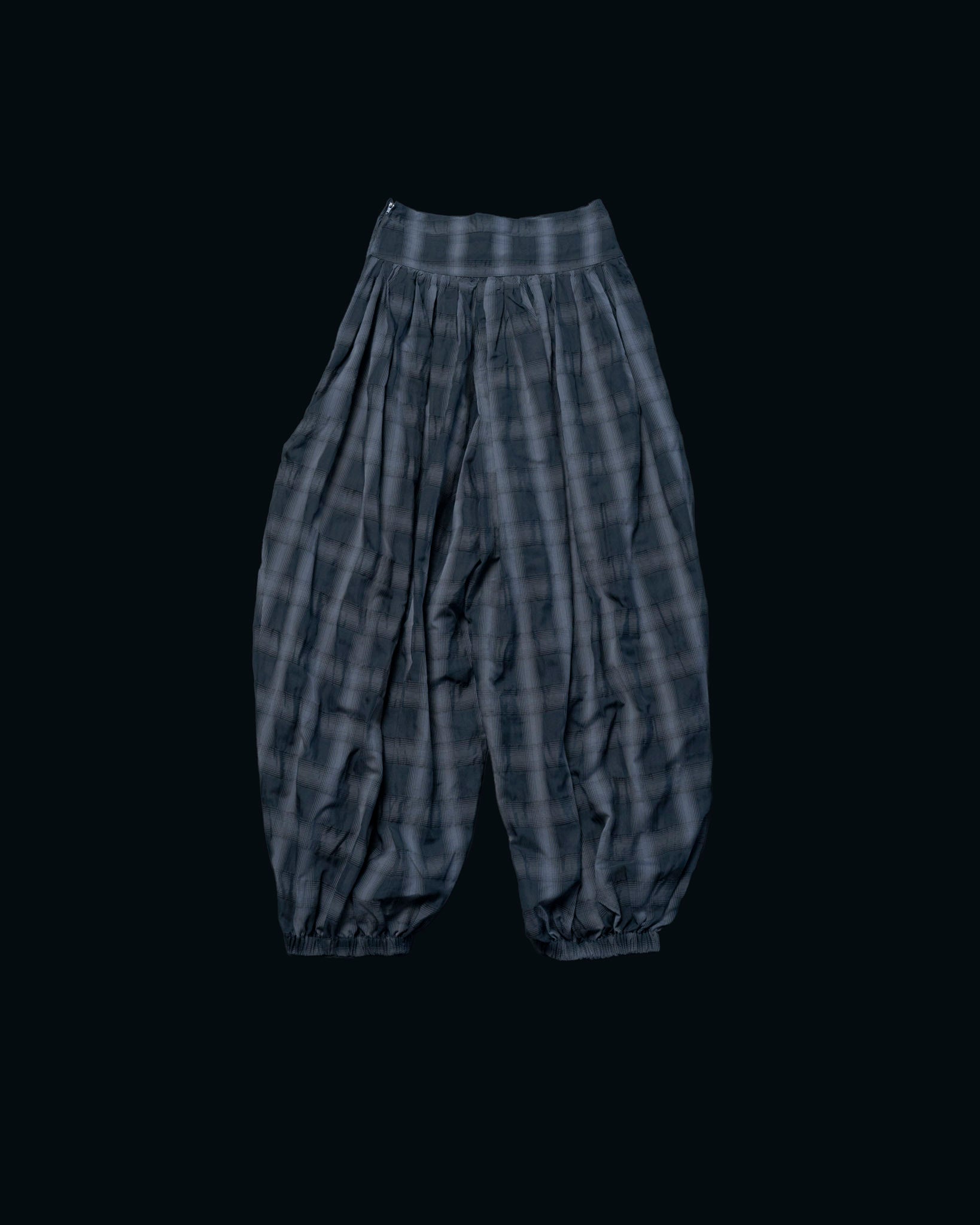 【27S/S PRE ODER】"UNSPOKEN CHECK GATHER PANTS "