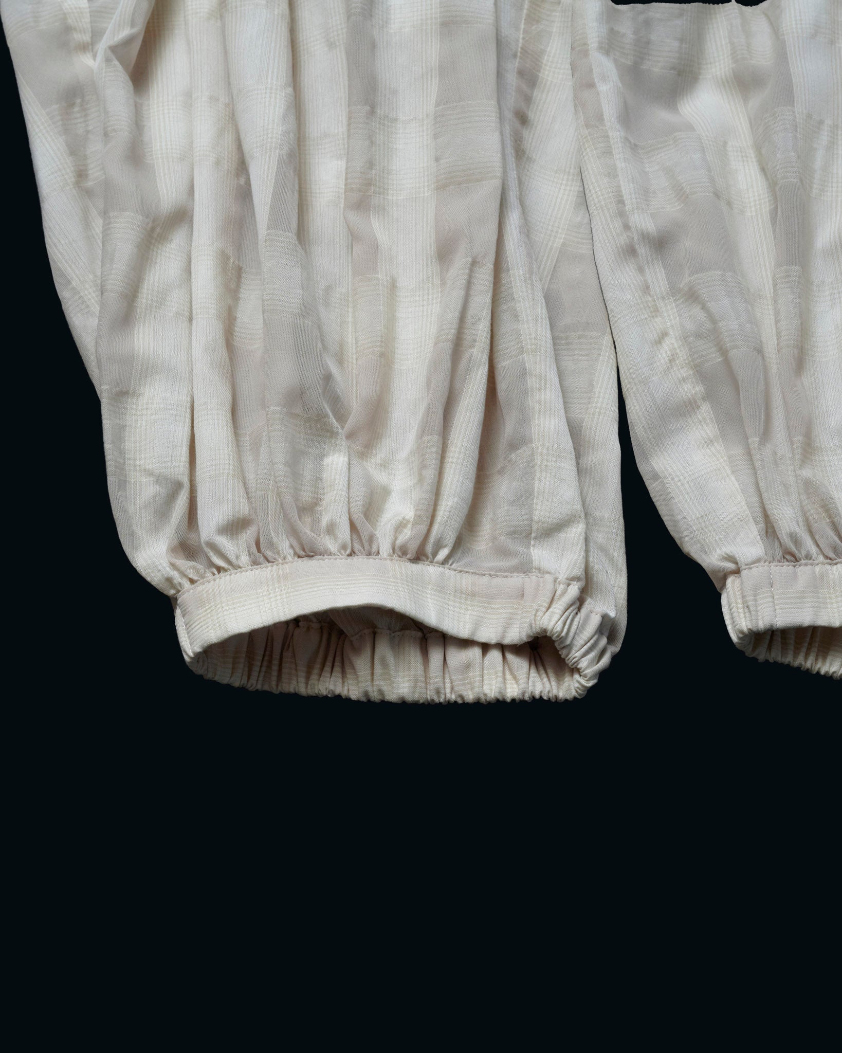 【27S/S PRE ODER】"UNSPOKEN CHECK GATHER PANTS "
