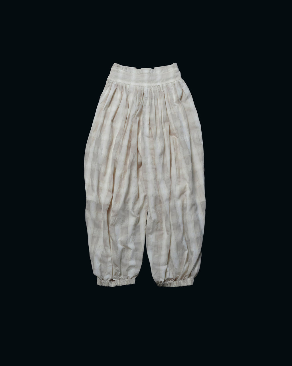 【27S/S PRE ODER】"UNSPOKEN CHECK GATHER PANTS "