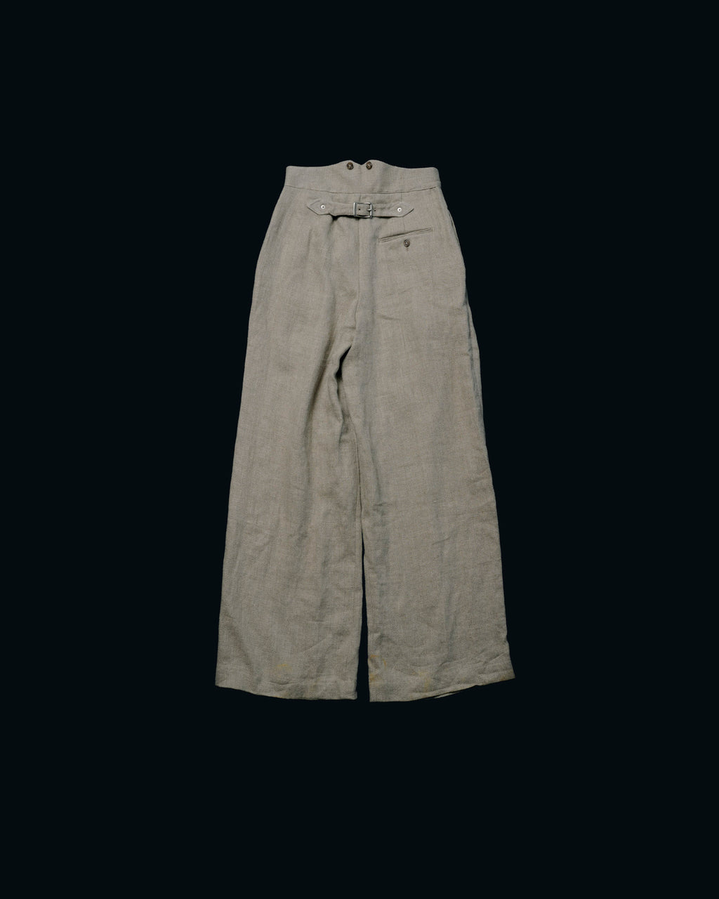 【27S/S PRE ODER】"BURLAP LINEN SLACKS"