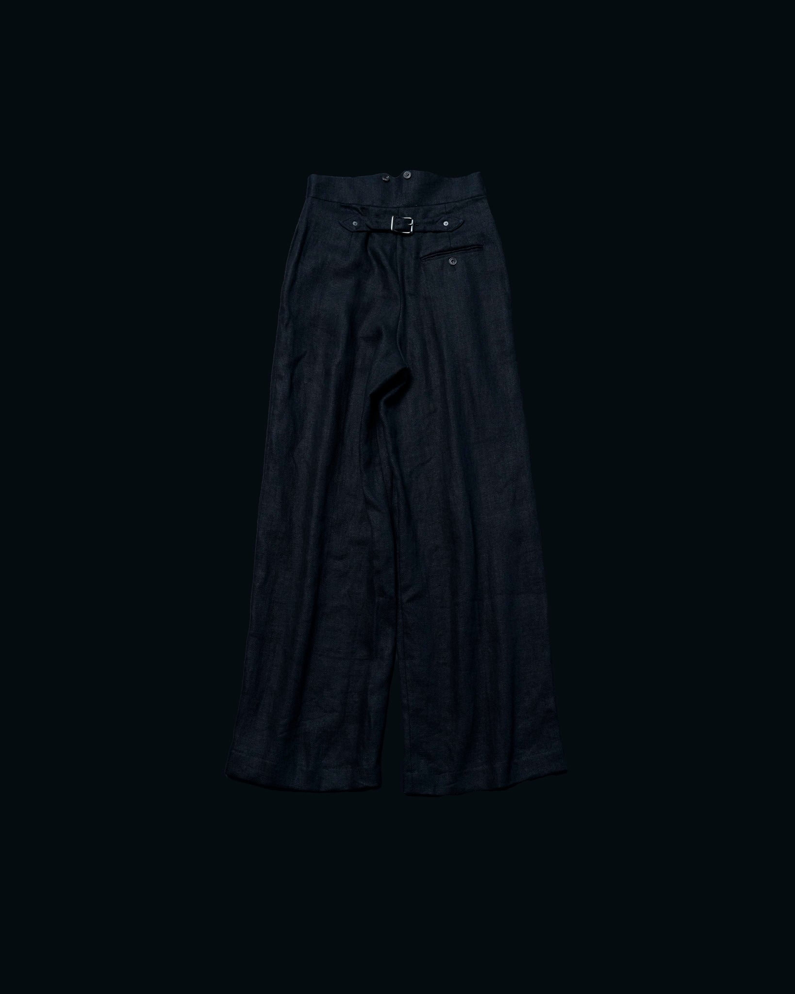 【27S/S PRE ODER】"BURLAP LINEN SLACKS"
