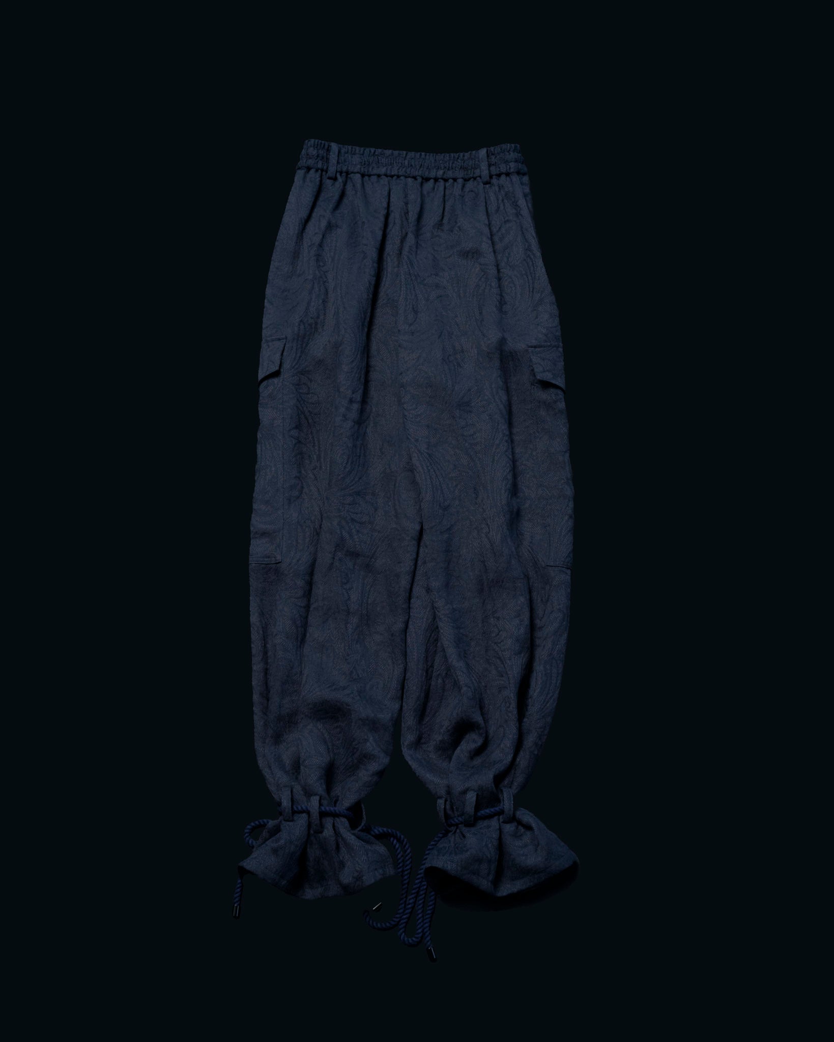 【27S/S PRE ODER】"PAISLEY JAQUARD CARGO PANTS"