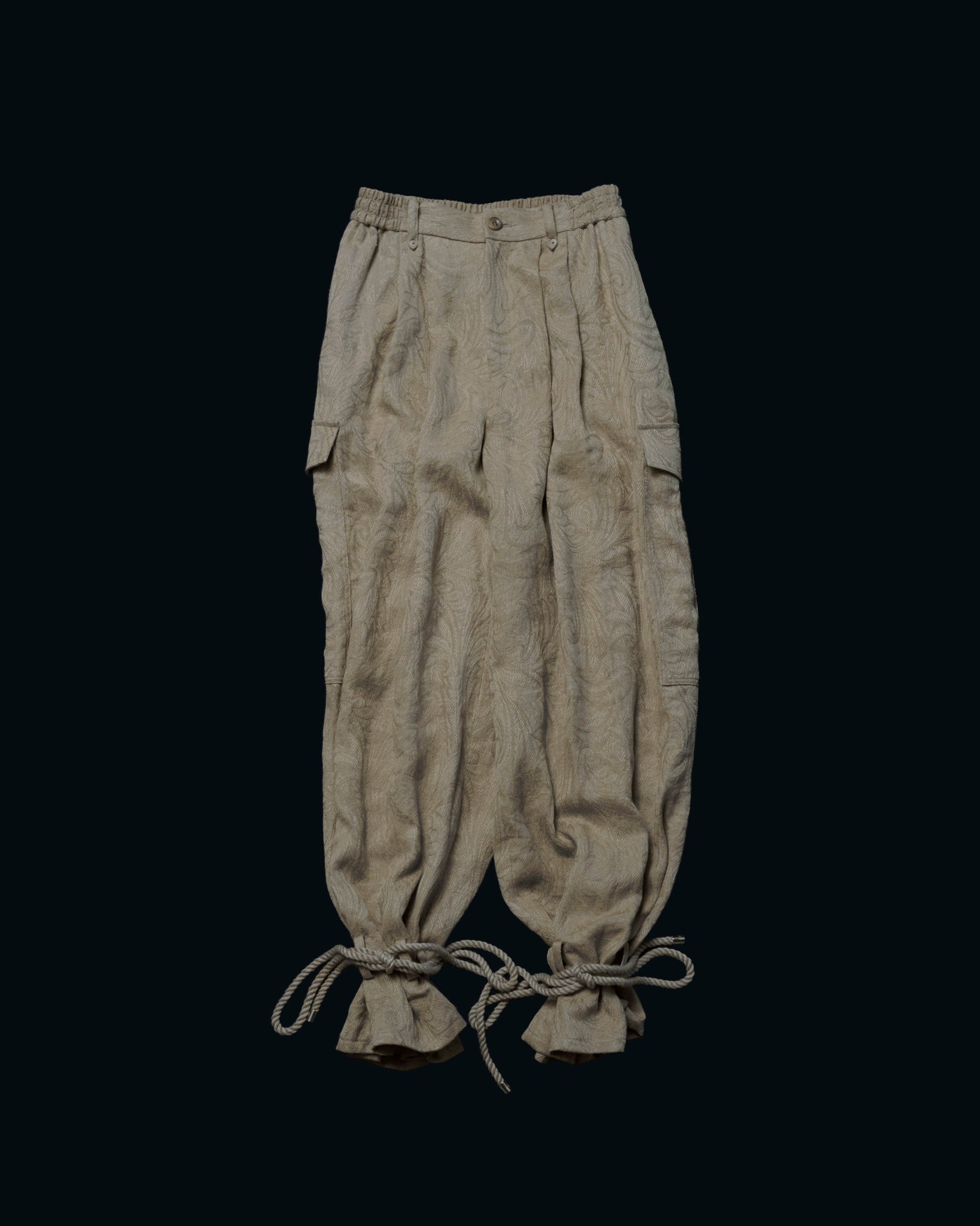 【27S/S PRE ODER】"PAISLEY JAQUARD CARGO PANTS"