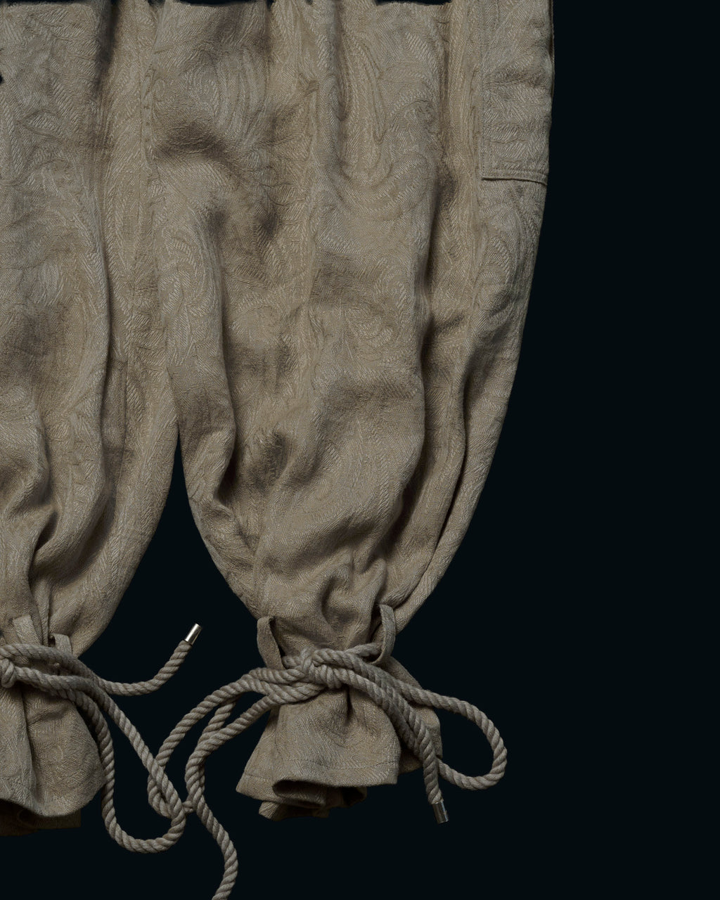 【27S/S PRE ODER】"PAISLEY JAQUARD CARGO PANTS"
