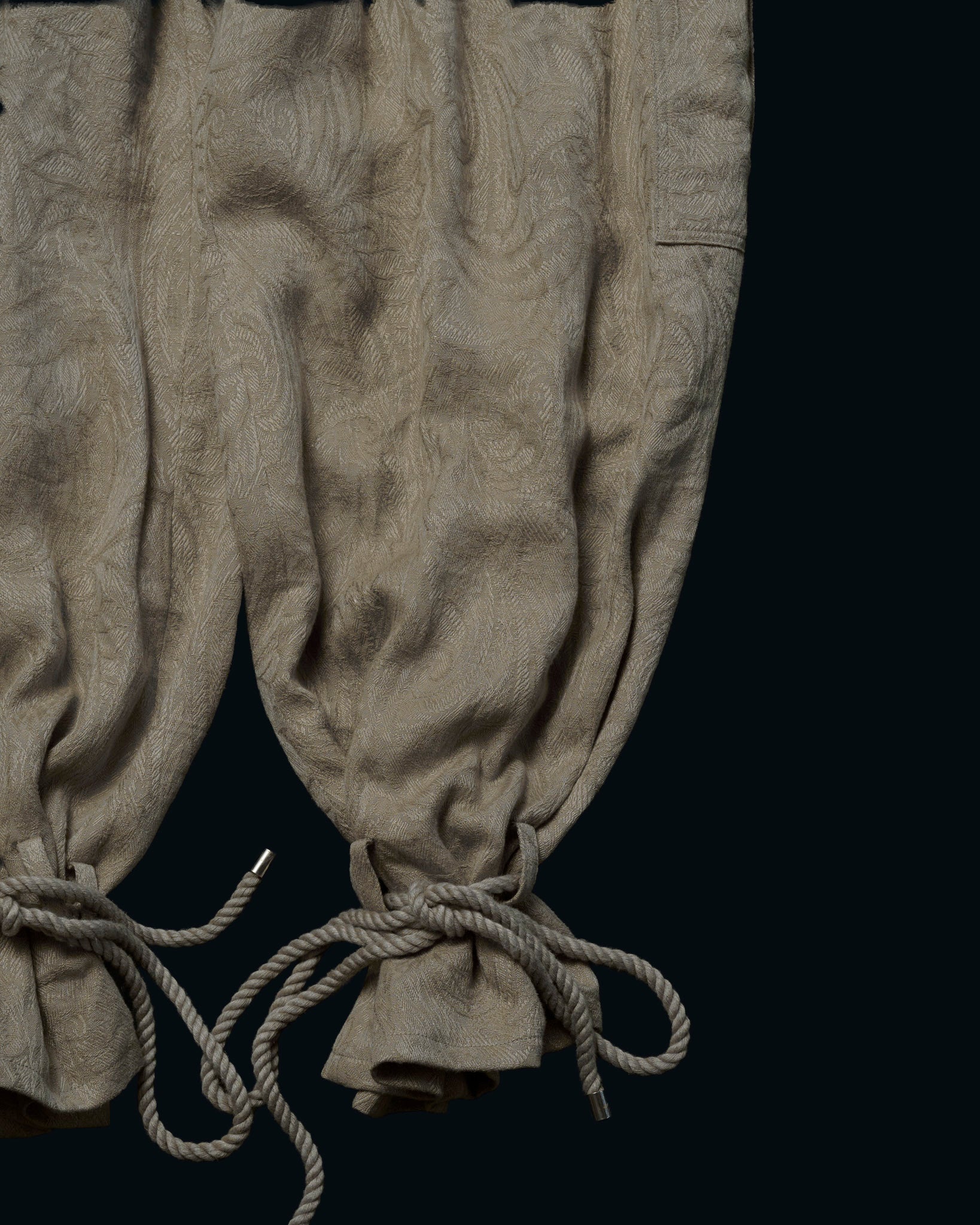【27S/S PRE ODER】"PAISLEY JAQUARD CARGO PANTS"
