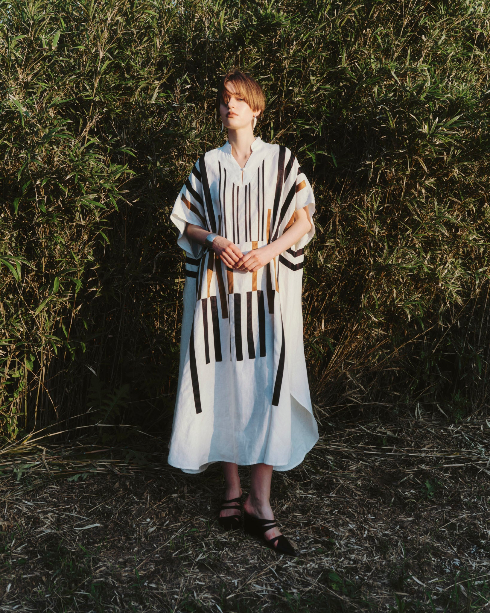 【27S/S PRE ODER】"UNSPOKEN STRIPE DRESS"